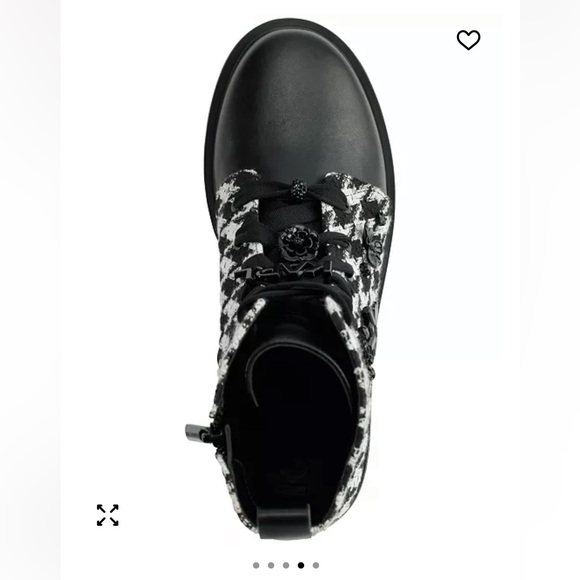 NEW KARL LAGERFELD PARIS Makenzie Combat Boots Sz 9 NWT | Karl Lagerfeld Boots - - Picture 4 of 8